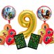 thumbnail image 3 of Nueva decoración de cumpleaños Ninja, juego de película de dibujos animados, suministros para fiestas, vajilla desechable para niños, pegatinas, plato, globos, 3 of 5