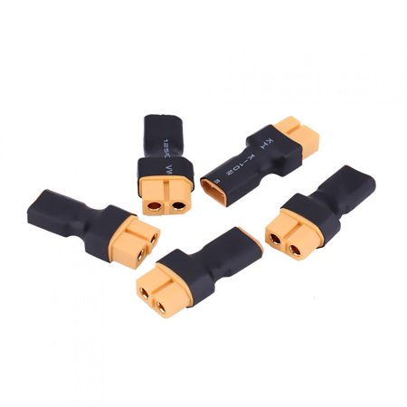 XT30 To XT60 Plug  XT30 To XT60 RC Drone Connector Adapter Drone Connector Adapter  5pcs/set For Model Airplane Enthusiast Adult