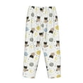 thumbnail image 5 of Goofa Cute Cat Printed Soft Pajama Pants for Women, Wide Leg Comfy Casual Lounge Yoga Pants-Medium, 5 of 9