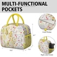 thumbnail image 6 of Flower Lunch Bag for Women Men Reusable Insulated Lunch Bags, Leakproof Cooler Food Lunch Tote Bag, Large Capacity Lunch Box for Work School Travel Picnic, 6 of 7