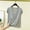 Gray, variant on Jerdar Women's Summer Casual V Neck Shirt Short Sleeve Oversized T Shirts Daily Wear Tee Tops L