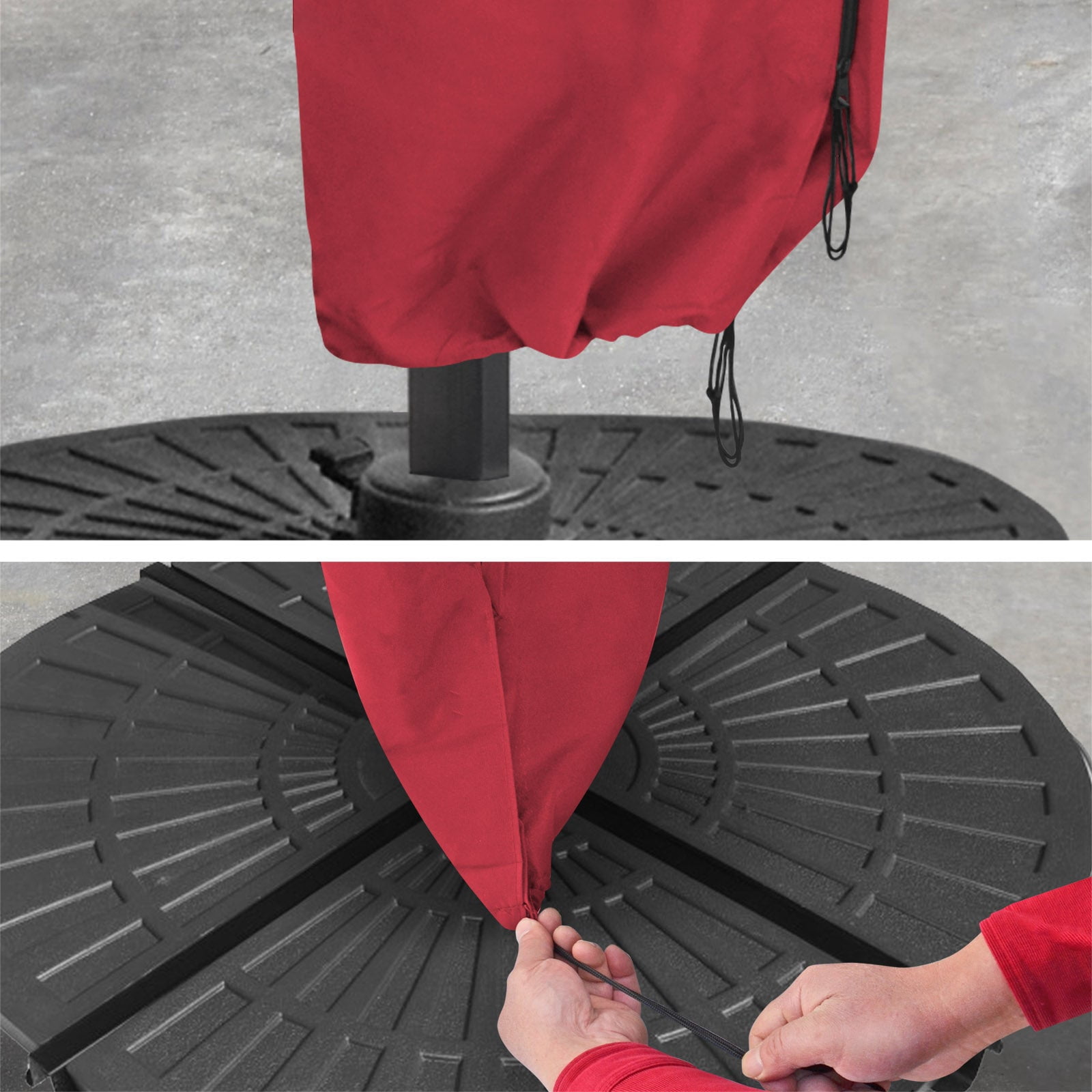 ALUVIERA 10-15ft Patio Cantilever Roma Off-set Umbrella Protect Cover