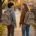 thumbnail image 2 of HUISEFOR Brown Camo Bow Kids Backpack Set 17 Inch Flap School Bag with Lunch Bag, Pencil Case and Water Bottle Holder Large Capacity for Girls 6-8, 1st-3rd Grade, 2 of 7