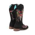 thumbnail image 5 of Dakaela Cowboy Boots for Women Mid Calf Western Cowgirl Booties Square Toe Embroidery Pull on Country Dress Boot, 5 of 7