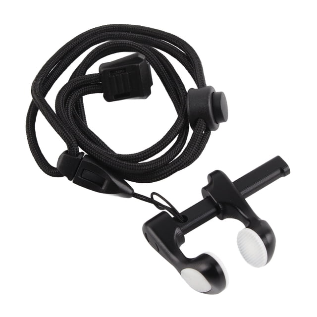 Clip de Nariz para Buceo, Tapón de Nariz para Natación Ajustable Con Cordón, Diseño Ergonímico Cercano, Alta Resistencia Se Cuelga FácilmentO Alrededo del CuellO