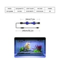 thumbnail image 2 of USB Aquarium Light LED Plant Grow Lamp 18-58CM Aquariums Decor Lighting Waterproof Fish Tank Light ,Light is Soft, 2 of 7