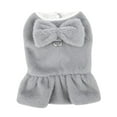 thumbnail image 2 of Winter Dog Dresses for Small Dogs - Adorable Sweater Dresses with Leash Ring for Cold Weather - Cute Bow for Puppies, 2 of 8
