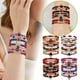 thumbnail image 5 of Pulsera de fútbol de capa apilable brazalete de cristal del corazón de la letra de la amistad pulsera de estiramiento conjunto de pulseras (B E), 5 of 5