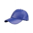 thumbnail image 3 of Leather Baseball Cap Adjustable Classic Referee Snapback Dad Hat, 3 of 3