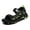 Green, variant on Wxirdiow Kids Slide Girls Sandals Closed Toe Heels Wedding Party Girls Dress Shoes Toddler Little Big Kid Blue Size,11