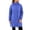 Blue, variant on Women's Long Fleece Lined Jackets Waterproof Windbreaker Warm Softshell Rain Coat Hooded Windproof Insulated