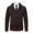 Wine, variant on Chiccall Mens Plaid Cardigan Sweaters Casual Knitted Drawstring Hood Full Zip Sweater Fleece Lined Warm Cardigans with Pocket