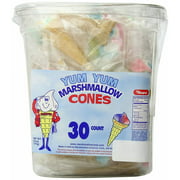 Marpo Marshmallow Cones 30 Count Tub Nostalgic Candy