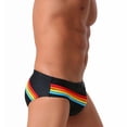 thumbnail image 6 of Mens Bikini Swimwear Sexy Swimsuit Gradient Design Swim Briefs with Drawstring Low Waist Bathing Suit Lightweight Swim Bottons 2026 Summer Beach Vacation Outfits, 6 of 6