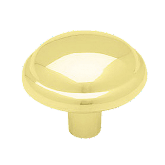 P30068V-PB-C 1 3/16" Brass Round Cabinet Drawer Knob
