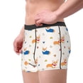 thumbnail image 2 of Pofeuu Corgi Dog And Heart Print Men’s Boxer Briefs, Moisture-Wicking Underwear, Regular,Trunk-Large, 2 of 5