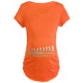 thumbnail image 1 of CafePress - Baby Evolution Maternity T Shirt - Maternity Dark T-Shirt, 1 of 1