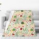 thumbnail image 1 of Balery Ladybug And Wild Flowers Manta de Felpa Suave y Acogedora – Cobija de Franela Aterciopelada para Cama, Lavable y Cálida para Sofá, Mascotas, Transpirable-60"x50", 1 of 7