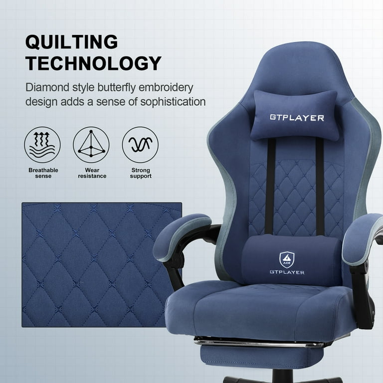 Dowinx Gaming Chair with Pocket Spring Cushion,Breathable PU