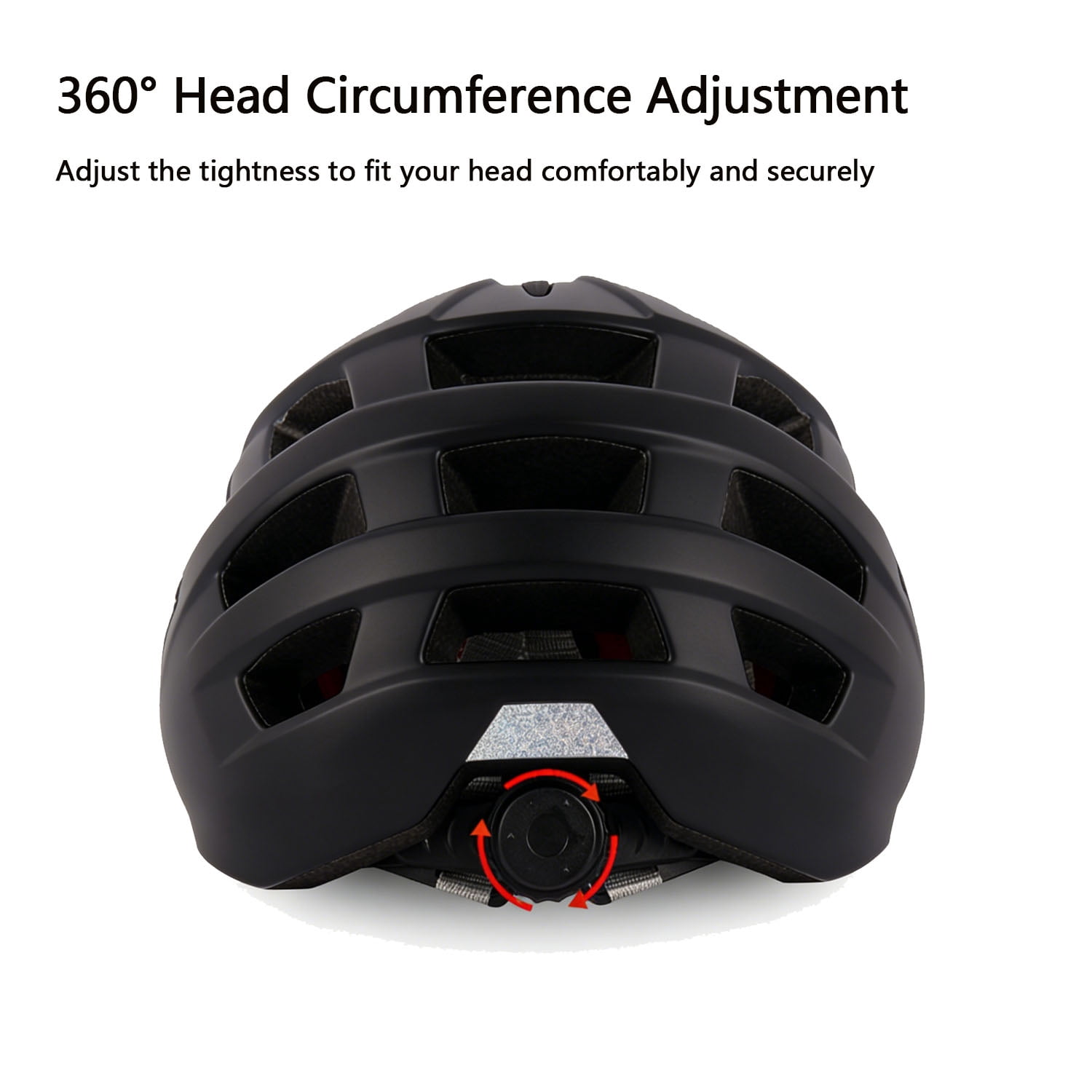 Mirov Adult bicycle helmet, unisex for teens, cycling helmet with visor, suitable for skateboarding, mountain biking, and scootering (Size L)