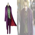 thumbnail image 4 of Traje de Cosplay de Heath Ledger para hombre, película de Halloween, disfraz del Joker del caballero oscuro, chaqueta púrpura, juegos completos, 4 of 4