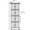 Black, variant on 4-Tier 72 Corner Kitchen Pantry Storage Cabinet with 8 Doors Tall Storage Cabinet, Corner Cabinet and Shelves, Home Farmhouse Bookshelf Cabinet for Bathroom, Living Room, Kitchen Cherry