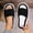 Black-A, variant on Women's Wide Strap Shaggy Fuzzy Open Toe Slides, Cloud Thick Platform Non Slip Warm Indoor Outdoor Winter Slippers