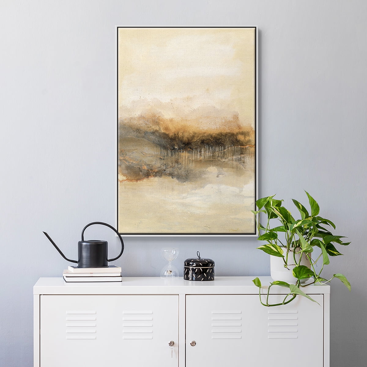 Keeping Secrets I Framed Premium Gallery Wrapped Canvas - Ready to Hang - 25 x 37 - White Floating Frame
