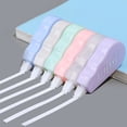 thumbnail image 3 of 6Pcs/Set Correction Tape Soft Grip Smooth Operation Plastic Cream Color Glue Roller School Supplies, 3 of 8
