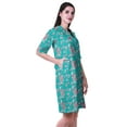 thumbnail image 4 of Moomaya Plus Size Shirts For Women Printed Button Down Shirts Summer Dress-S-XXL, 4 of 6