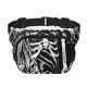 thumbnail image 1 of Fotbe Gothic Skull Floral Art Cangurera Cuadrada con Estampado de Doble Capa, Bolsa de Cintura Ajustable Mini para Hombres y Mujeres, 1 of 9