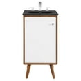 thumbnail image 3 of Modway Transmit 18" Bathroom Vanity in Walnut Black, 3 of 10