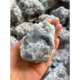 thumbnail image 4 of Extra Large Blue Calcite Rough Natural Stones, Raw Calcite Blue Crystals (0.25-0.5 Pounds), 4 of 8