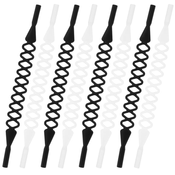 SHOWERORO 8Pcs Adjustable Sports Eyeglass Strap with Elastic Material for Glasses Hiking Rafting and Basketball