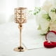 thumbnail image 3 of Candelabro de Cristal Macarena Candelabro de Mesa Decoración del Hogar Oro, 3 of 7