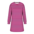 thumbnail image 6 of hotojiny Sweatshirt Dress for Women Crew Neck Casual Long Sleeve Tunic Dresses Fall Fashion Pullover Dress, 6 of 6