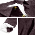 thumbnail image 6 of Visive Mens Corduroy Fleece-Lined Shirt Jacket - Warm & Stylish Winter Wear - Big & Tall Sizes M-5XL - Perfect for Casual & Smart-Casual Styles - Quality, Stylish & Durable, 6 of 7