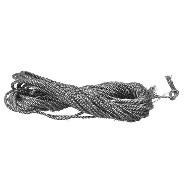 Wchiuoe Carbon Fiber Graphite Rope,Carbon Fiber Graphite Rope Lightweight  Conductive High Temperature Resistance Graphite Rope,High Temperature  Resistant Graphite Rope 