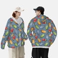 thumbnail image 6 of Xecao Fruit Ice Cream for Sun Shirt-A lightweight, hoodie-style long-sleeve UV protection garment designed for other outdoor activities., 6 of 9