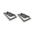 thumbnail image 4 of Bunblic 2Pcs Tilted Desktop Speaker Stands Brackets Anti Slip Bookshelf Desk Surround Sound Speaker Riser for Compact PC Small Gaming Black, 4 of 8