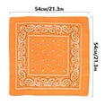 thumbnail image 2 of Bandana,100% Cotton Paisley Pattern Bandanas Face Mask Square Scarf Headwear-Bandanas Multi-Purpose Bandanas ,Paisley Cowboy Polyester Headbands 22X22 Inch,1 Pc, 2 of 4