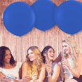 thumbnail image 2 of PMU Premium Latex Balloons - Jumbo Size Balloons for Birthdays, Wedding Parties, Baby Shower, Indoor & Outdoor Party Events & Decoration Supplies - Made in USA, 36 Inch Navy Blue, Pkg/12, 2 of 7