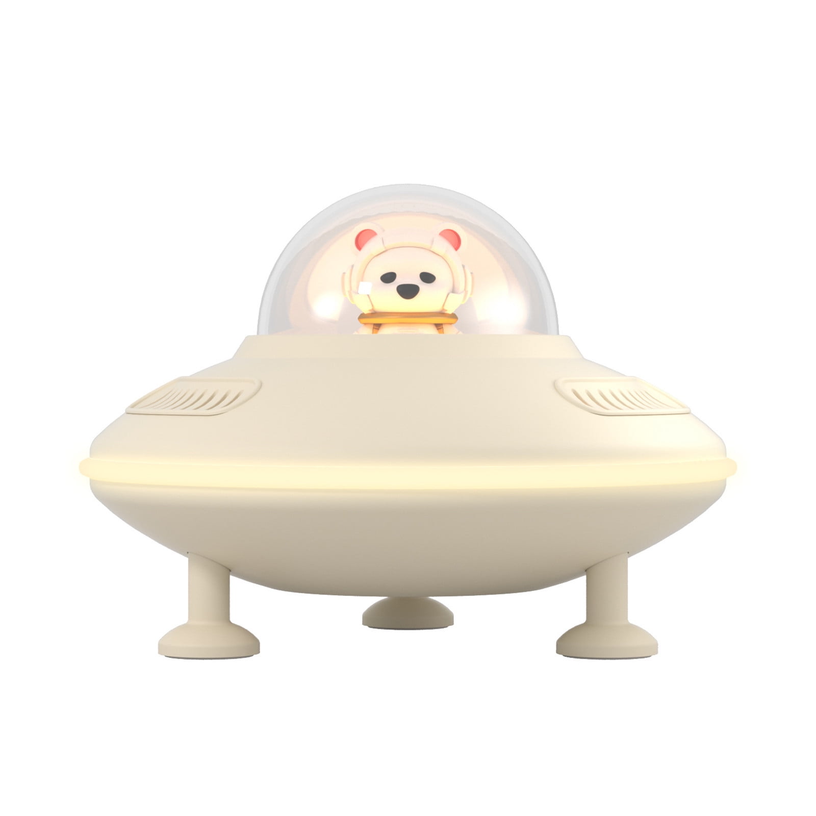 Rbaofujie Puppy UFO Warm Light Nightlight Low Delay Lightweight