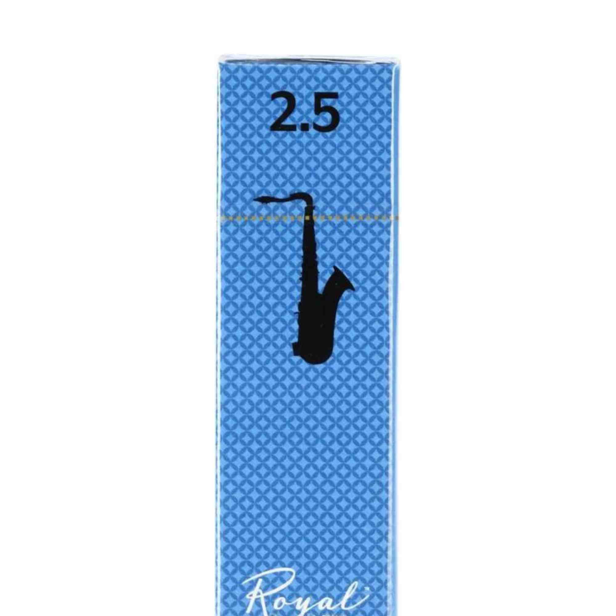 Royal by D'Addario Tenor Sax Reeds, Strength 2.5, 10-pack