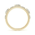 thumbnail image 2 of ANGARA Natural Diamond Anniversary Band in 14K Yellow Gold for Women (Size-3.8mm| Color-K| Clarity-I3) | April Birthstone, Anniversary, Jewelry Gift for Women | Natural Diamond Ring, 2 of 8