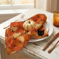 thumbnail image 3 of Sm:)e Cat Pumpkin Fall Cloth Napkins Set of 6 Reusable Dinner Napkins, Washable Table Napkin for Wedding/Holiday Party/Baby Shower 18"x18", 3 of 8