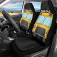 thumbnail image 2 of POLERO Back to School Breathable Automotive Vehicle Seat Covers, Polyester Stain Resistant Front Seat Cover Set of 2 for Most Cars and Sedan, 2 of 9