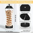 thumbnail image 2 of Tutuviw Straw Holder for Standard Size Drinking Straws Plastic Straw Dispenser with Lid Versatile Straw Organizer Container, Drinking Straw Container for Party Bar(Back), 2 of 7