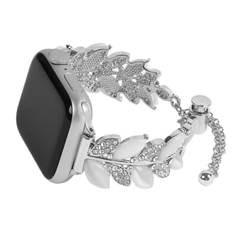 Apple Watch Band – Rhinestone/Mesh Style 
Iridescent Metal Watch Band Amazon.com: WINGLE Milanese Loop for Gold Apple Watch Bands  main image 2