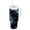 Explosion of Blue Ink, variant on 40 oz Insulated Stainless Steel Tumbler Double Wall Stainless Steel Tumbler with 2-Way Drinking Green Ink Splatter Pattern